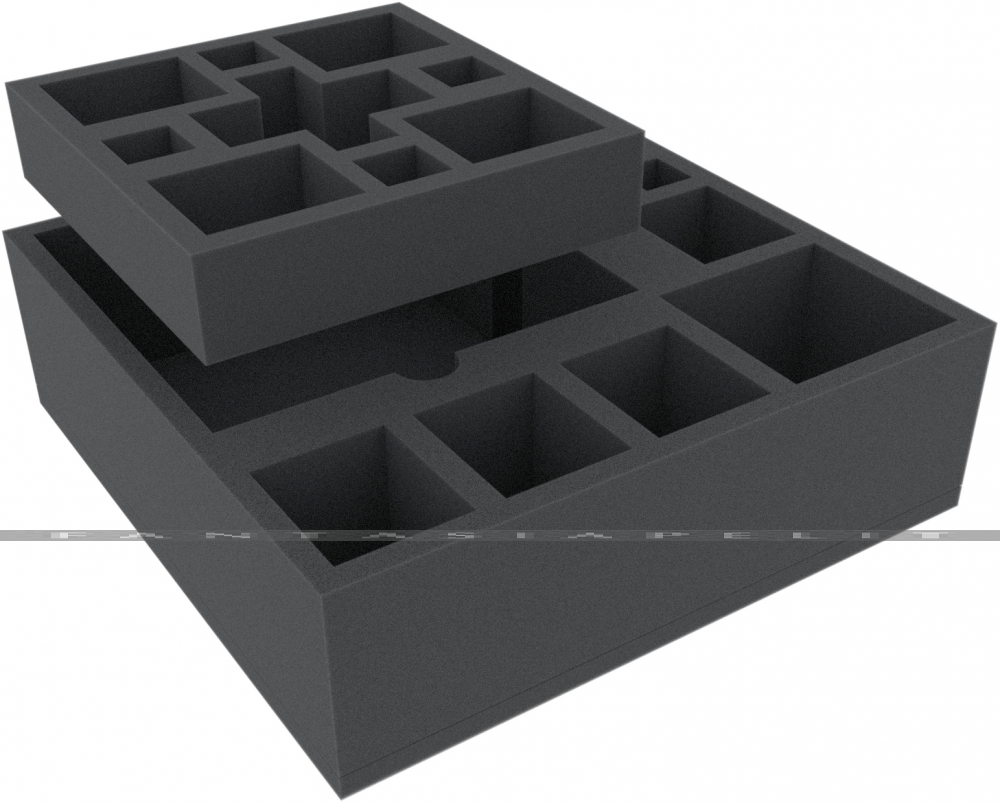 Feldherr Foam Tray Set For Mansions Of Madness 2nd Edition: Horrific Journeys Board Game Box