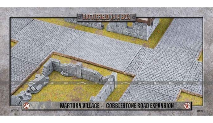 Battlefield in a Box - Wartorn Village: Cobblestone Road Expansion (30mm)