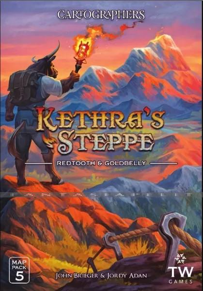 Cartographers Heroes: Map Pack 5 -Kethra's Steppe, Redtooth & Goldbelly