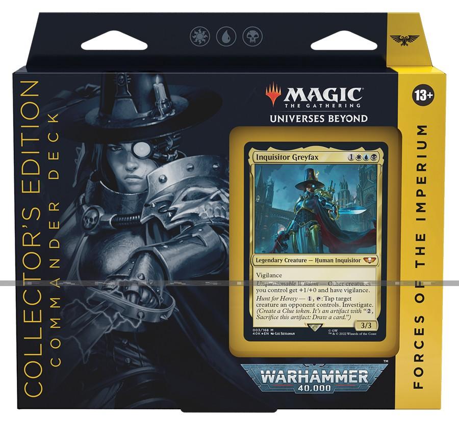 Magic the Gathering: Warhammer 40,000 Collector’s Edition Commander Deck –Forces of the Imperium