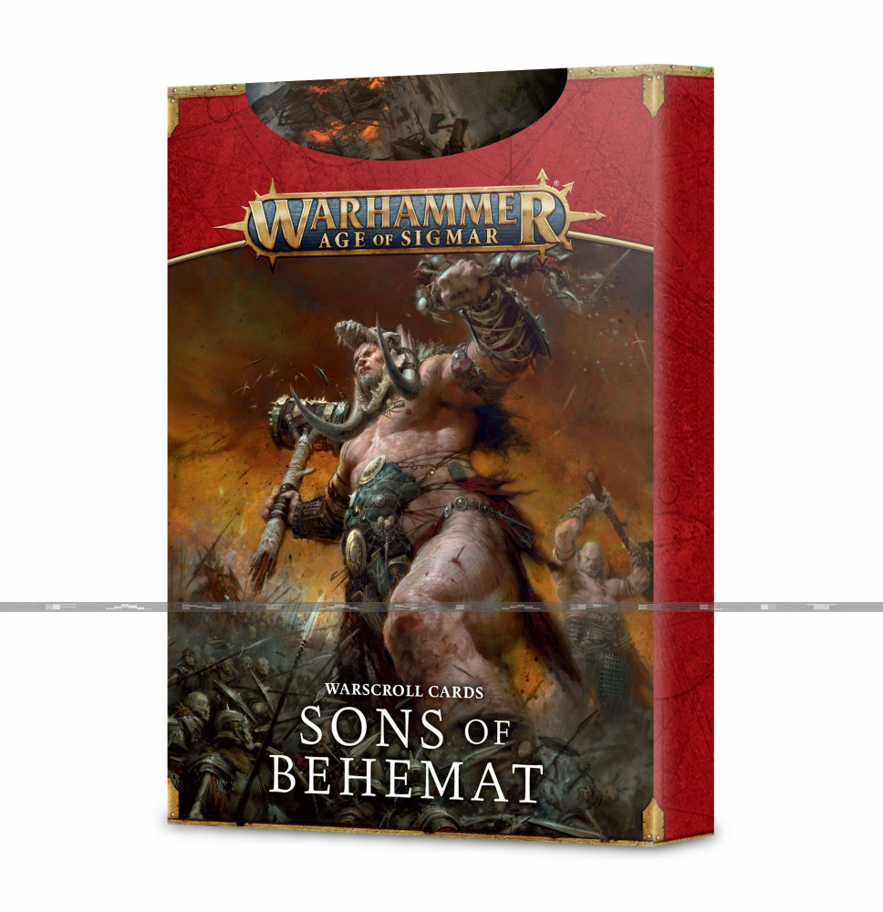 Warscroll cards: Sons of Behemat AoS 3rd