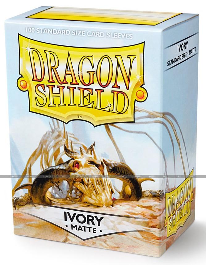 Dragon Shield: Matte Sleeves Ivory (100)