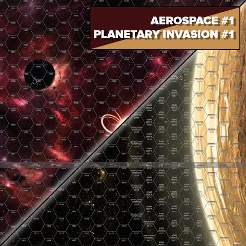 BattleTech: Battlemat L -Aerospace/Planetary Invasion