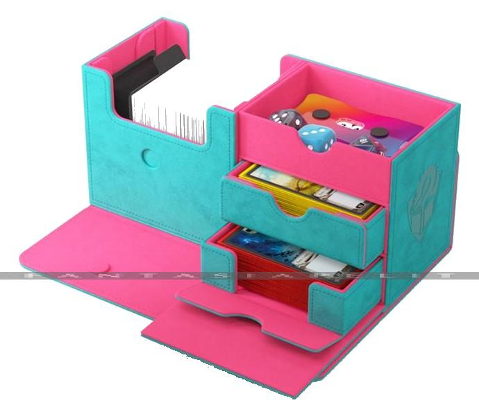 Academic 133+ XL Deck Box -Teal/Pink